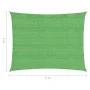 HDPE sail awning light green 160 g/m² 3x4 m by vidaXL, Umbrellas - Ref: Foro24-311292, Price: 32,38 €, Discount: %