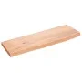Wandregal aus hellbraun behandeltem Eichenholz, 60 x 20 x 2 cm von vidaXL, Regale und Regale - Ref: Foro24-363641, Preis: 27,...