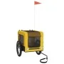Trailer bicycle pets iron Oxford cloth yellow black by vidaXL, pet strollers - Ref: Foro24-93924, Price: 113,05 €, Discount: %