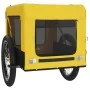 Remolque bicicleta mascotas hierro tela Oxford amarillo negro de vidaXL, Cochecitos para mascotas - Ref: Foro24-93924, Precio...