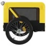 Remolque bicicleta mascotas hierro tela Oxford amarillo negro de vidaXL, Cochecitos para mascotas - Ref: Foro24-93924, Precio...