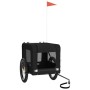 Haustier-Fahrradanhänger, Eisen-Oxford-Stoff, Schwarz von vidaXL, Kinderwagen für Haustiere - Ref: Foro24-93926, Preis: 115,1...