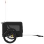 Haustier-Fahrradanhänger, Eisen-Oxford-Stoff, Schwarz von vidaXL, Kinderwagen für Haustiere - Ref: Foro24-93926, Preis: 115,1...