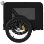 Remolque de bicicleta mascotas hierro tela Oxford negro de vidaXL, Cochecitos para mascotas - Ref: Foro24-93926, Precio: 113,...