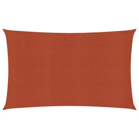 Terracotta HDPE sail awning 160 g/m² 4x7 m by vidaXL, Umbrellas - Ref: Foro24-311355, Price: 61,99 €, Discount: %
