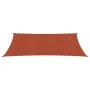 Terracotta HDPE sail awning 160 g/m² 4x7 m by vidaXL, Umbrellas - Ref: Foro24-311355, Price: 60,66 €, Discount: %