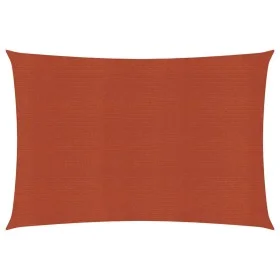 Terracotta HDPE sail awning 160 g/m² 5x7 m by vidaXL, Umbrellas - Ref: Foro24-311357, Price: 69,79 €, Discount: %