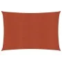 Terracotta HDPE sail awning 160 g/m² 5x7 m by vidaXL, Umbrellas - Ref: Foro24-311357, Price: 69,76 €, Discount: %