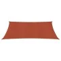 Terracotta HDPE sail awning 160 g/m² 5x7 m by vidaXL, Umbrellas - Ref: Foro24-311357, Price: 69,76 €, Discount: %