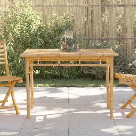 Bambus-Garten-Esstisch 110x55x75 cm von vidaXL, Gartentische - Ref: Foro24-368031, Preis: 103,52 €, Rabatt: %