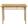 Mesa de comedor de jardín bambú 110x55x75 cm de vidaXL, Mesas de jardín - Ref: Foro24-368031, Precio: 105,20 €, Descuento: %