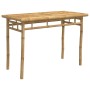 Mesa de comedor de jardín bambú 110x55x75 cm de vidaXL, Mesas de jardín - Ref: Foro24-368031, Precio: 105,20 €, Descuento: %