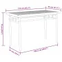 Bambus-Garten-Esstisch 110x55x75 cm von vidaXL, Gartentische - Ref: Foro24-368031, Preis: 103,52 €, Rabatt: %