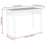 Mesa de comedor de jardín bambú 110x55x75 cm de vidaXL, Mesas de jardín - Ref: Foro24-368031, Precio: 105,20 €, Descuento: %