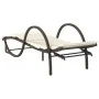 Lounger with brown synthetic rattan cushion 60x199x42 cm by vidaXL, Loungers - Ref: Foro24-368258, Price: 162,39 €, Discount: %