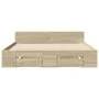 Cama con cajones madera de ingeniería roble Sonoma 120x190 cm de vidaXL, Camas y somieres - Ref: Foro24-3280778, Precio: 147,...
