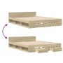 Cama con cajones madera de ingeniería roble Sonoma 120x190 cm de vidaXL, Camas y somieres - Ref: Foro24-3280778, Precio: 148,...
