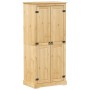 Corona Kleiderschrank aus massivem Kiefernholz 76x50x170 cm von vidaXL, Kleiderschränke - Ref: Foro24-4002769, Preis: 234,29 ...