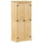 Corona Kleiderschrank aus massivem Kiefernholz 76x50x170 cm von vidaXL, Kleiderschränke - Ref: Foro24-4002769, Preis: 243,15 ...