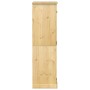 Corona Kleiderschrank aus massivem Kiefernholz 76x50x170 cm von vidaXL, Kleiderschränke - Ref: Foro24-4002769, Preis: 234,29 ...