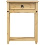 Mesa consola Corona madera maciza de pino 55x35x73 cm