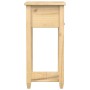 Mesa consola Corona madera maciza de pino 55x35x73 cm
