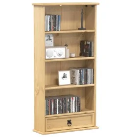 Corona CD-Regal aus massivem Kiefernholz 52x17,5x103 cm von vidaXL, Bücherregale und Regale - Ref: Foro24-4002781, Preis: 61,...
