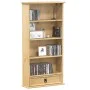 Corona CD shelf solid pine wood 52x17.5x103 cm by vidaXL, Bookcases and shelves - Ref: Foro24-4002781, Price: 58,26 €, Discou...
