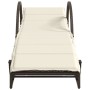 Sonnenliegen mit Tisch 2 Einheiten braunes synthetisches Rattan von vidaXL, Liegen - Ref: Foro24-368264, Preis: 275,46 €, Rab...