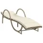 Sun loungers with table 2 units beige synthetic rattan by vidaXL, Loungers - Ref: Foro24-368266, Price: 267,75 €, Discount: %