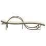 Sun loungers with table 2 units beige synthetic rattan by vidaXL, Loungers - Ref: Foro24-368266, Price: 267,75 €, Discount: %