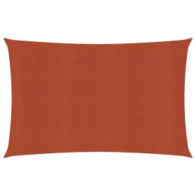 Terracotta HDPE sail awning 160 g/m² 6x8 m by vidaXL, Umbrellas - Ref: Foro24-311360, Price: 90,11 €, Discount: %
