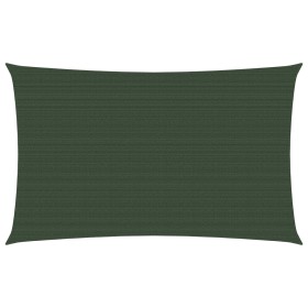 Sail awning HDPE dark green 160 g/m² 6x8 m by vidaXL, Umbrellas - Ref: Foro24-311470, Price: 89,87 €, Discount: %