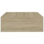 Mesa de centro madera contrachapada roble Sonoma 100x100x35 cm de vidaXL, Mesas de centro - Ref: Foro24-808570, Precio: 64,54...