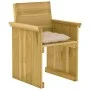 7-piece garden dining table with impregnated pine wood cushions by vidaXL, Garden sets - Ref: Foro24-3065732, Price: 699,10 €...