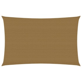 Taupe gray HDPE sail awning 160 g/m² 2x4 m by vidaXL, Umbrellas - Ref: Foro24-311394, Price: 28,27 €, Discount: %