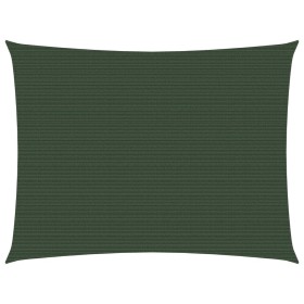 Toldo de vela verde oscuro HDPE 160 g/m² 2,5x3 m de vidaXL, Sombrillas - Ref: Foro24-311452, Precio: 26,09 €, Descuento: %