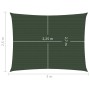 Sail awning dark green HDPE 160 g/m² 2.5x3 m by vidaXL, Umbrellas - Ref: Foro24-311452, Price: 26,09 €, Discount: %
