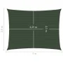 Toldo de vela verde oscuro HDPE 160 g/m² 2,5x3 m de vidaXL, Sombrillas - Ref: Foro24-311452, Precio: 25,70 €, Descuento: %