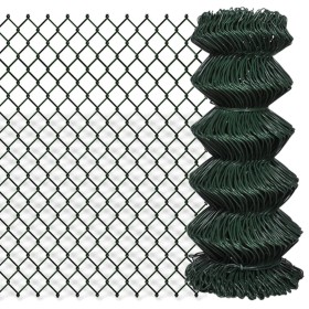 Grüner Stahldrahtzaun 0,8x15 m von vidaXL, Zaunpaneele - Ref: Foro24-140343, Preis: 49,46 €, Rabatt: %