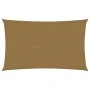Toldo de vela HDPE gris taupe 160 g/m² 2x5 m de vidaXL, Sombrillas - Ref: Foro24-311396, Precio: 29,96 €, Descuento: %