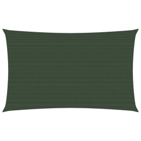 Toldo de vela verde oscuro HDPE 160 g/m² 4x7 m by vidaXL, Umbrellas - Ref: Foro24-311465, Price: 61,84 €, Discount: %