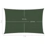 Dunkelgrünes HDPE-Segeltuch 160 g/m² 5x7 m von vidaXL, Sonnenschirme - Ref: Foro24-311467, Preis: 69,82 €, Rabatt: %