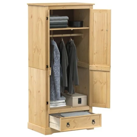 Korona-Schrank aus massivem Kiefernholz 76x50x170 cm von vidaXL, Kleiderschränke - Ref: Foro24-4002768, Preis: 244,84 €, Raba...