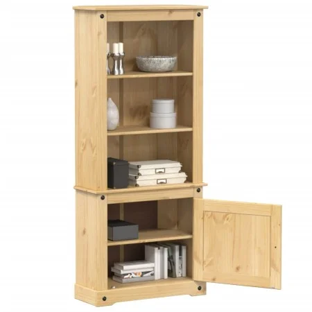 Aparador Corona madera maciza de pino 74x38x170 cm de vidaXL, Aparadores - Ref: Foro24-4002782, Precio: 173,94 €, Descuento: %