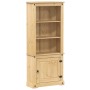 Aparador Corona madera maciza de pino 74x38x170 cm de vidaXL, Aparadores - Ref: Foro24-4002782, Precio: 176,58 €, Descuento: %