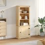 Aparador Corona madera maciza de pino 74x38x170 cm de vidaXL, Aparadores - Ref: Foro24-4002782, Precio: 176,58 €, Descuento: %