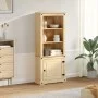 Aparador Corona madera maciza de pino 74x38x170 cm de vidaXL, Aparadores - Ref: Foro24-4002782, Precio: 173,94 €, Descuento: %