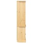 Aparador Corona madera maciza de pino 74x38x170 cm de vidaXL, Aparadores - Ref: Foro24-4002782, Precio: 176,58 €, Descuento: %