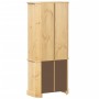 Aparador Corona madera maciza de pino 74x38x170 cm de vidaXL, Aparadores - Ref: Foro24-4002782, Precio: 176,58 €, Descuento: %